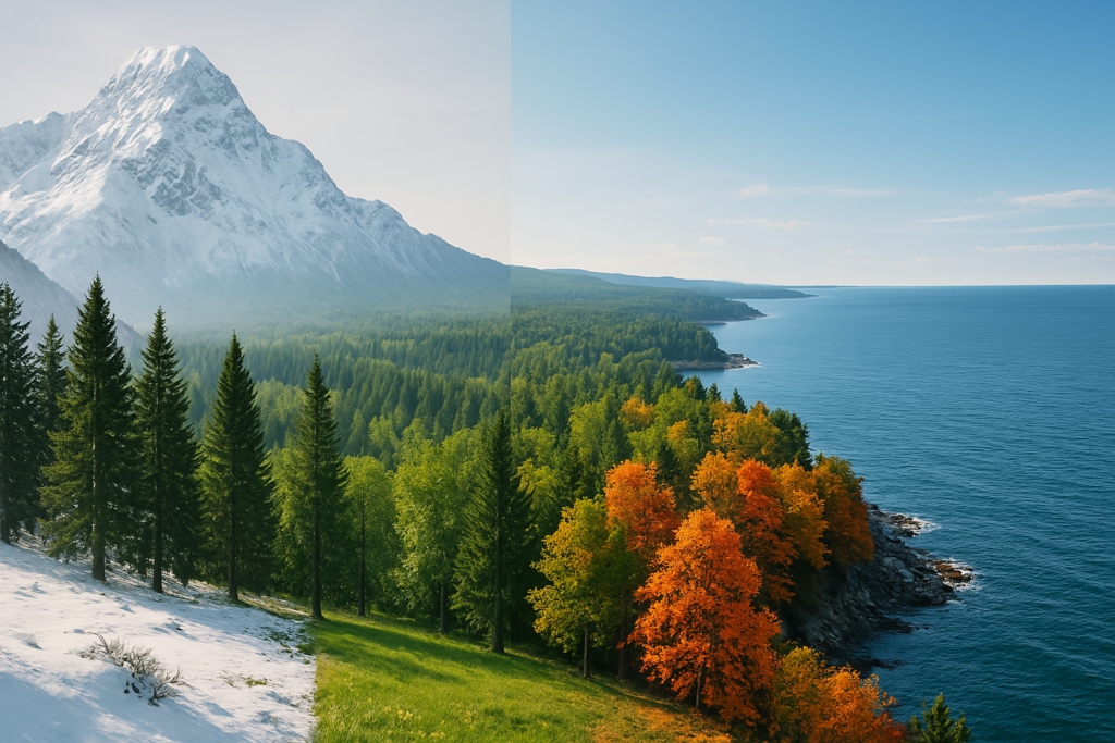 All seasons in one picture