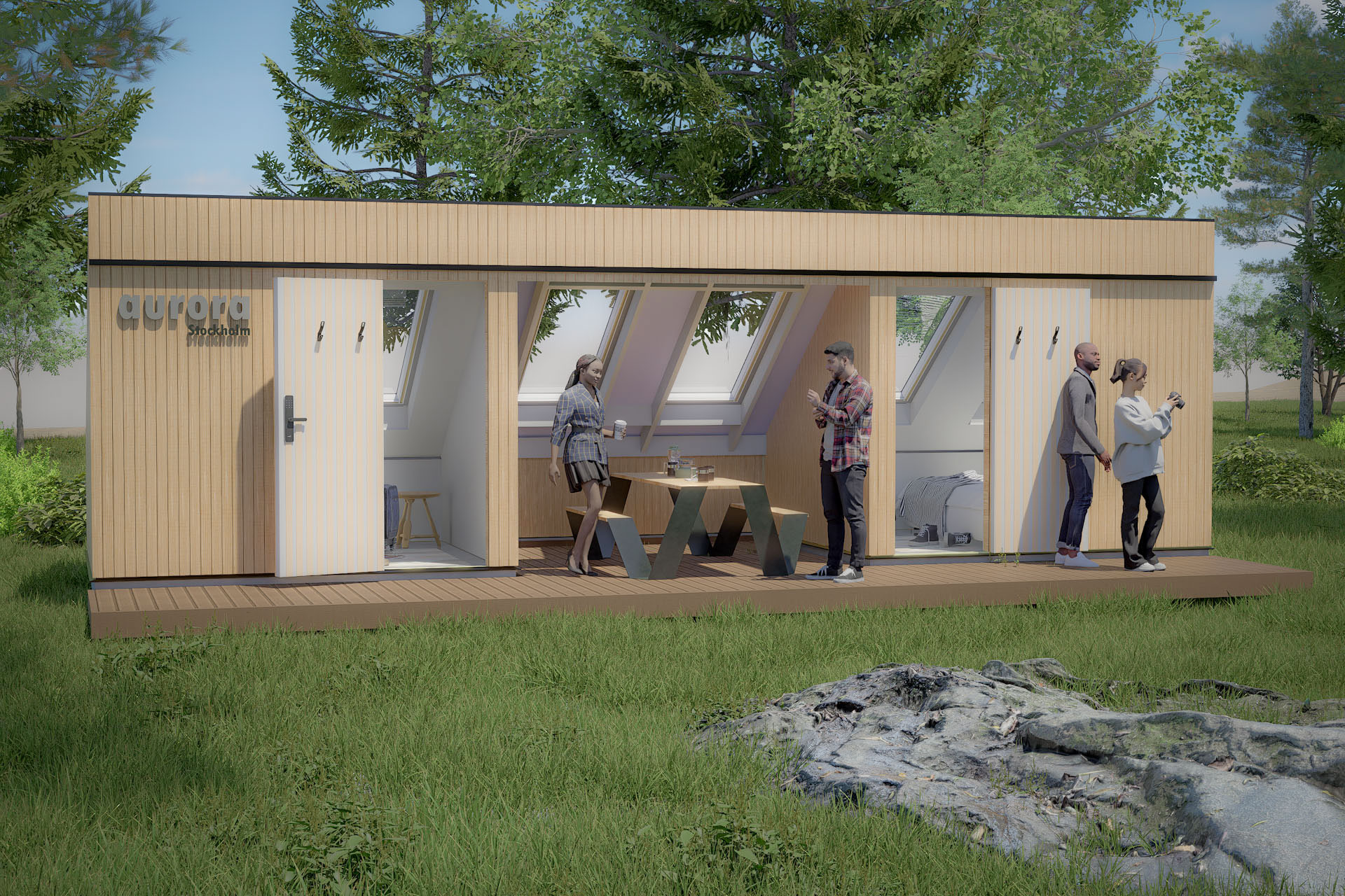 Aurora Stockholm - Two Couples Sleeping Pod