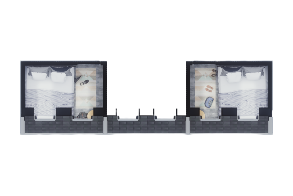 Aurora Stockholm
Sleeping Pod - Plan View